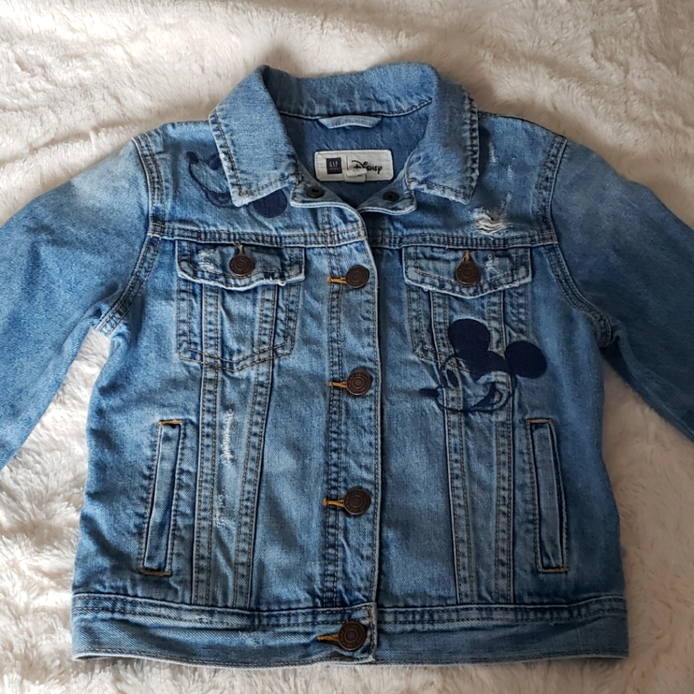 Disney distressed jean Jacket